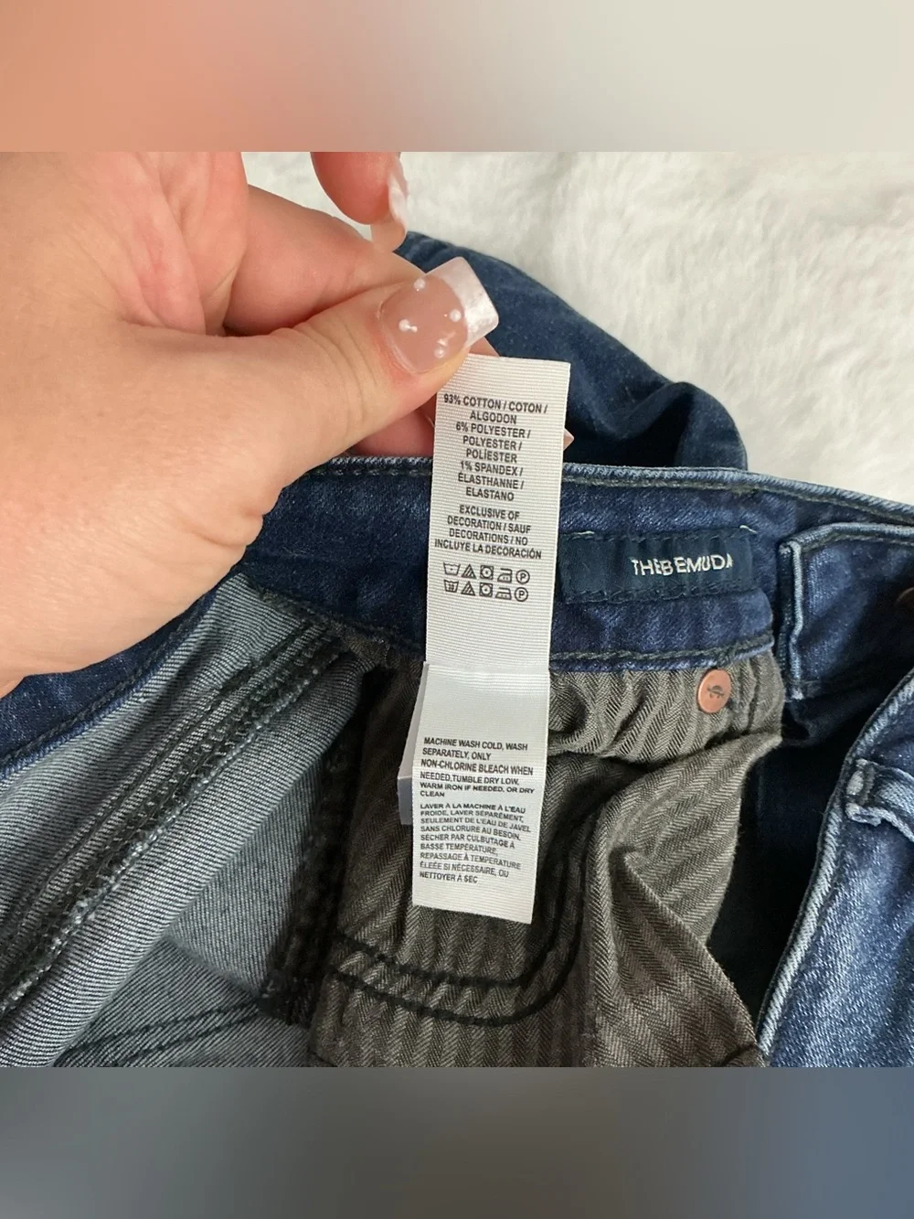 Lucky Brand the Bermuda Indigo Denim Shorts